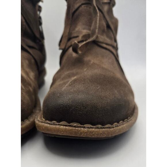 Born Tarkiln Ladies Ankle Boot Distressed Brown Size 9 - Picture 4 of 13